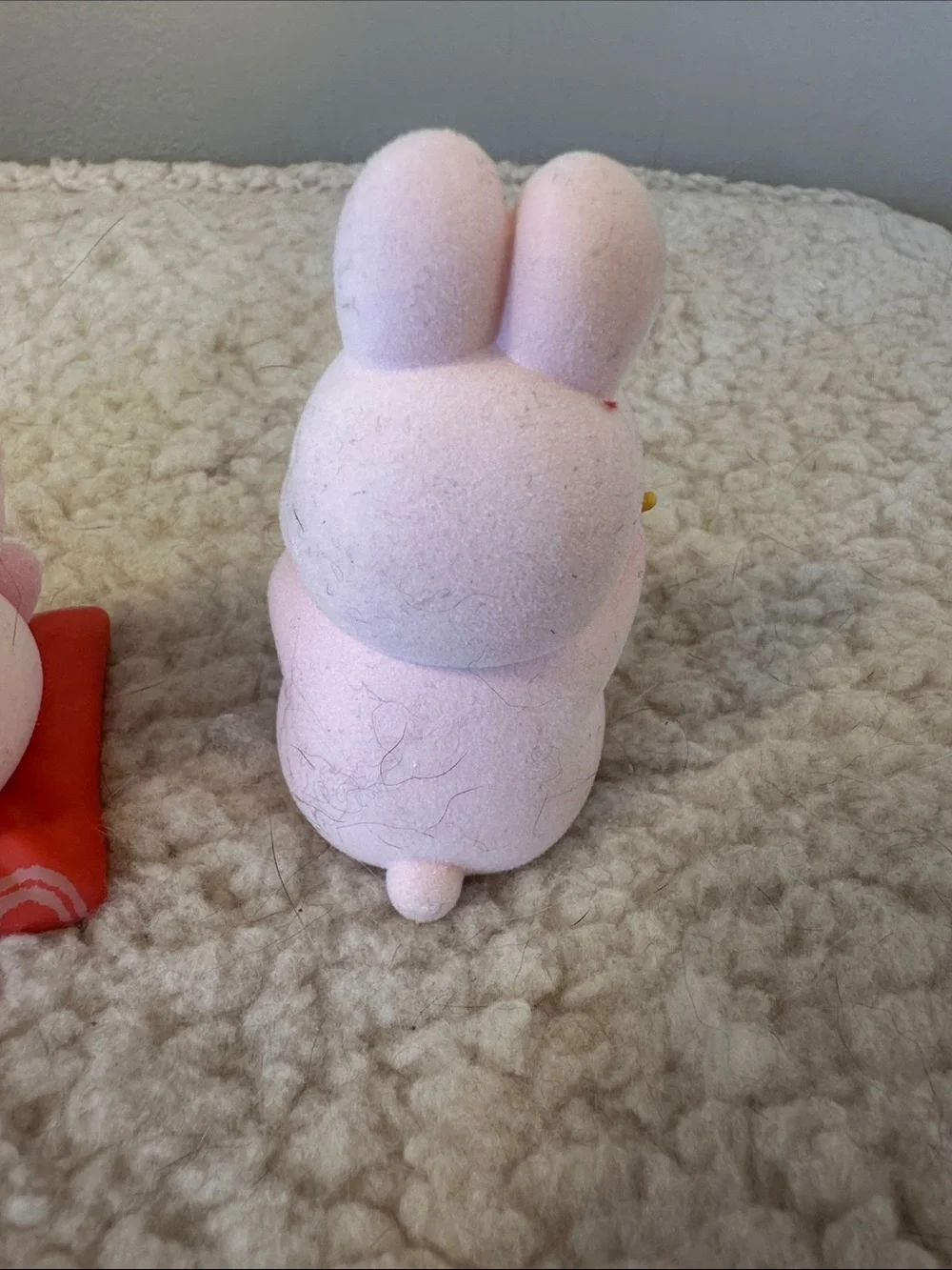 Funism Momo Pink Bunny Figurine Set - Decorative Collectible pre-owned